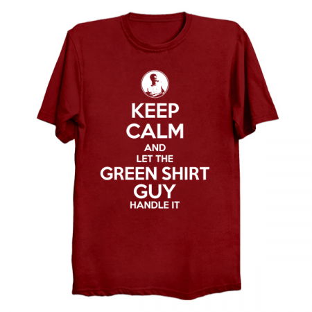 Keep Calm Green Shirt Guy tiny thumbnail