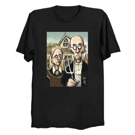 American Gothic - after Grant Wood tiny thumbnail