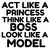 ACT PRINCESS THINK BOSS LOOK MODEL tiny thumbnail