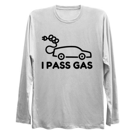 Electric Vehicle Driver Pass On Gas Funny tiny thumbnail