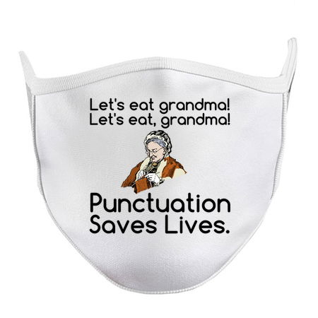 GRANDMA PUNCTUATION SAVES LIVES tiny thumbnail