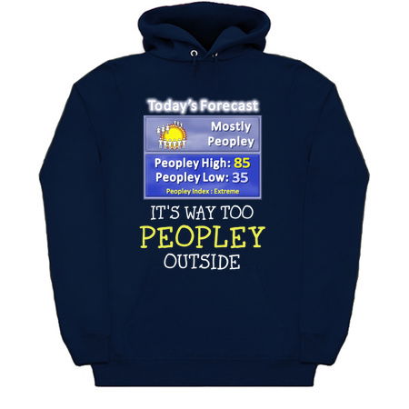 Funny Introvert Way Too Peopley Outside Forecast tiny thumbnail