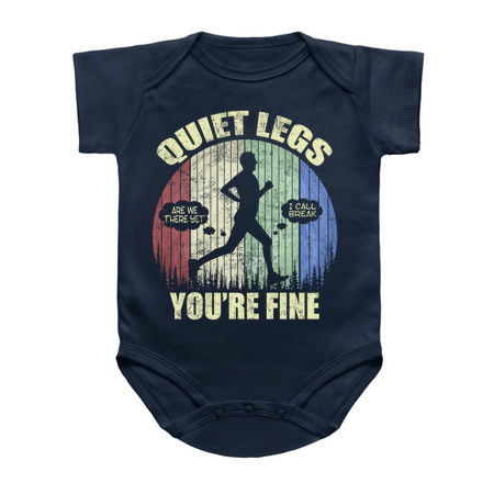 Men’s Funny Running Fitness Shirt, Quiet Legs Your Fine tiny thumbnail