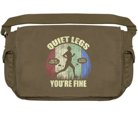 Men’s Funny Running Fitness Shirt, Quiet Legs Your Fine tiny thumbnail