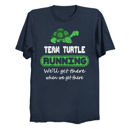 Funny Running Fitness Shirt, Team Turtle tiny thumbnail