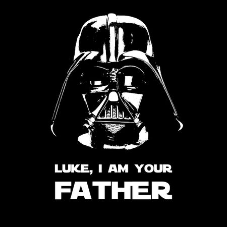  Darth Vader Daddy - Luke I am your Father, Trendy Dad