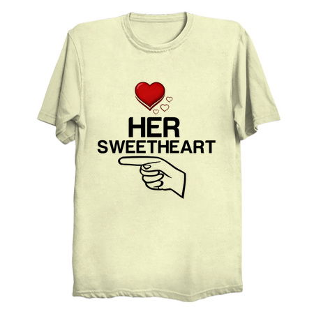 Her Sweetheart Matching Couple Funny tiny thumbnail