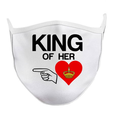 King of her heart matching couple funny tiny thumbnail
