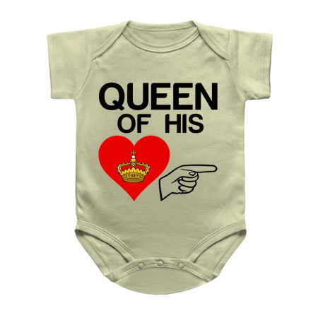 Queen of his heart matching couple funny tiny thumbnail