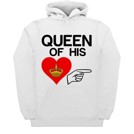 Queen of his heart matching couple funny tiny thumbnail