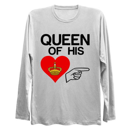 Queen of his heart matching couple funny tiny thumbnail