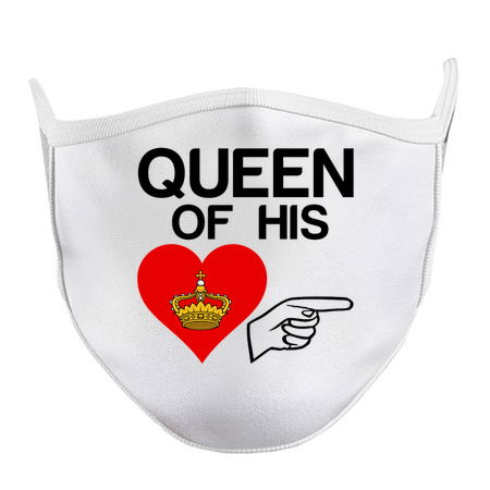 Queen of his heart matching couple funny tiny thumbnail