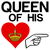 Queen of his heart matching couple funny tiny thumbnail