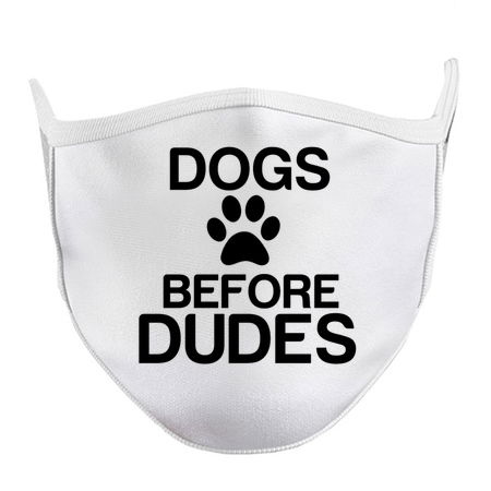 DOGS BEFORE DUDES PAW PRINT FUNNY PETS tiny thumbnail