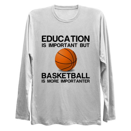 EDUCATION IMPORTANT BASKETBALL IMPORTANTER funny tiny thumbnail