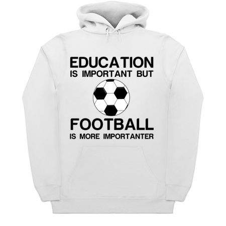 EDUCATION IMPORTANT FOOTBALL IMPORTANTER FUNNY tiny thumbnail