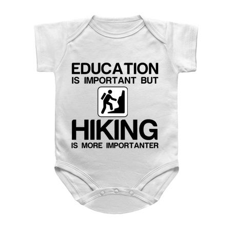 EDUCATION IMPORTANT HIKING IMPORTANTER FUNNY tiny thumbnail