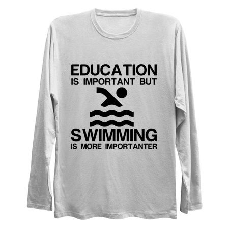 EDUCATION IMPORTANT SWIMMING IMPORTANTER FUNNY tiny thumbnail