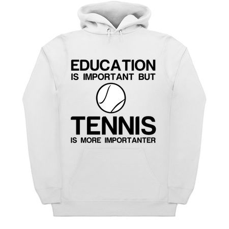 EDUCATION IMPORTANT TENNIS IMPORTANTER FUNNY tiny thumbnail