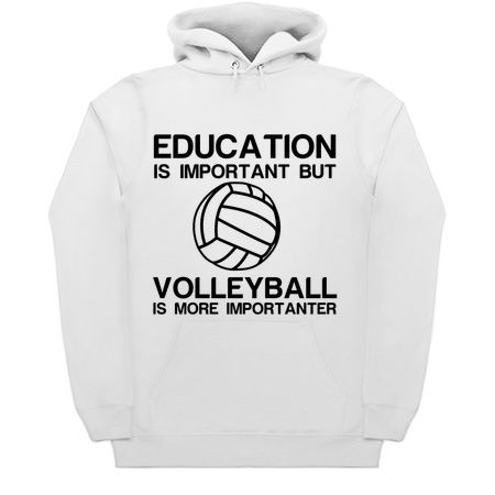 EDUCATION IMPORTANT VOLLEYBALL IMPORTANTER FUNNY tiny thumbnail