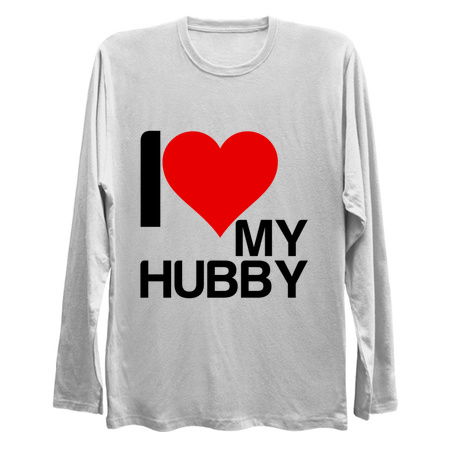 I heart my hubby funny matching couple love tiny thumbnail