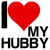 I heart my hubby funny matching couple love tiny thumbnail