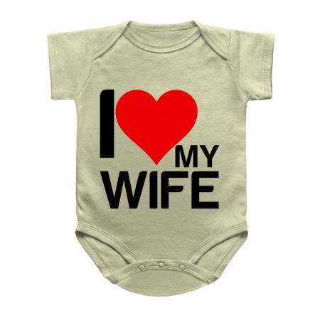 I heart my wife funny matching couple love tiny thumbnail