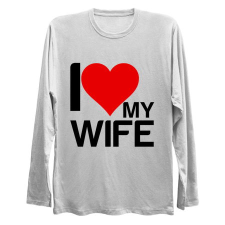 I heart my wife funny matching couple love tiny thumbnail