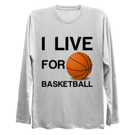I live for basketball funny sports tiny thumbnail