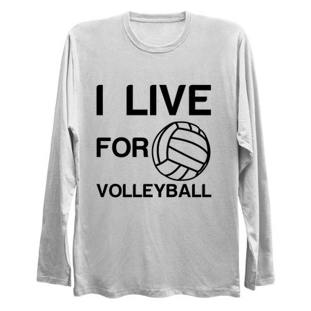 I Live For Volleyball Funny sports tiny thumbnail