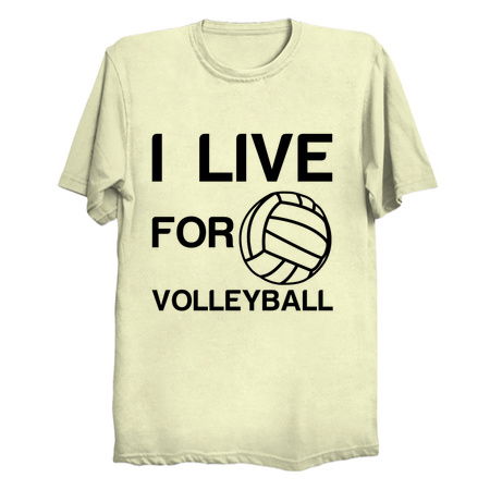 I Live For Volleyball Funny sports tiny thumbnail