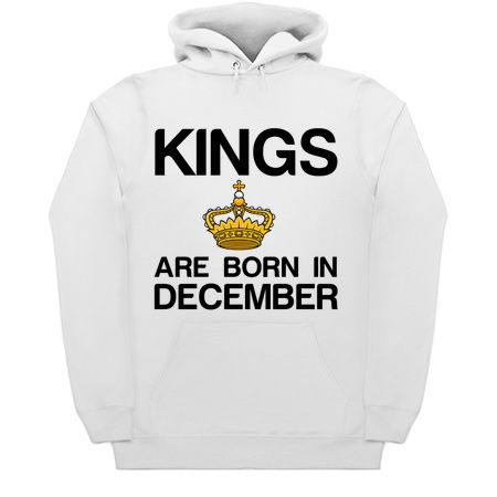 Kings are born in December funny birthday tiny thumbnail