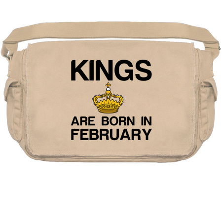 Kings are born in February funny birthday tiny thumbnail