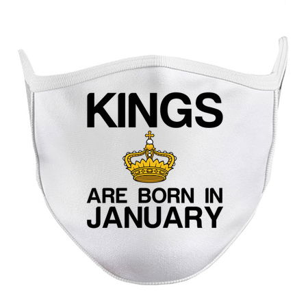 Kings are born in January funny birthday tiny thumbnail