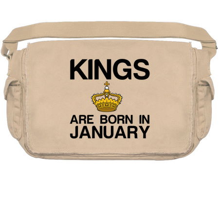 Kings are born in January funny birthday tiny thumbnail