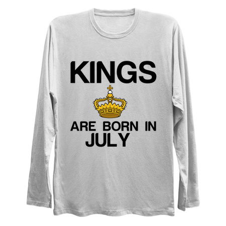 Kings are born in July funny birthday tiny thumbnail