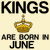 Kings are born in June funny birthday tiny thumbnail