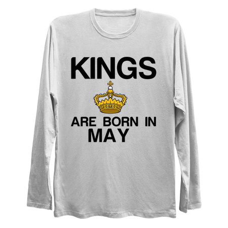 Kings are born in May funny birthday tiny thumbnail