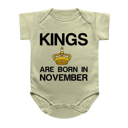 Kings are born in November funny birthday tiny thumbnail