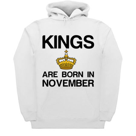 Kings are born in November funny birthday tiny thumbnail