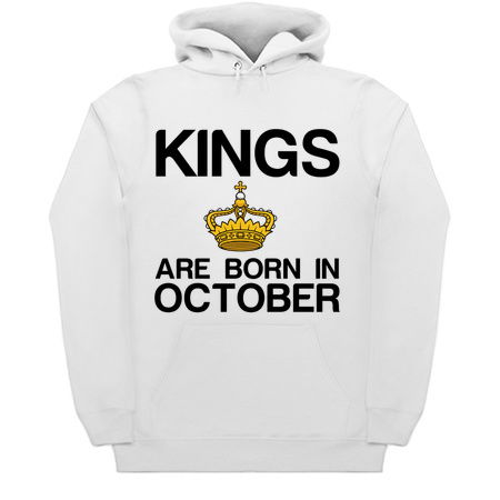 Kings are born in October funny birthday tiny thumbnail