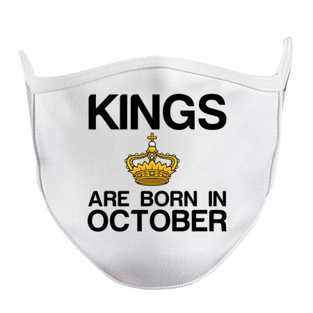 Kings are born in October funny birthday tiny thumbnail