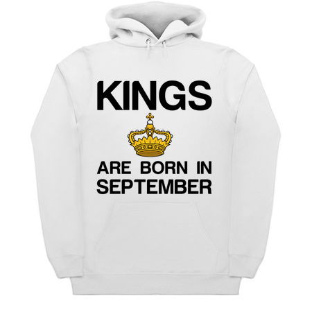 Kings are born in September funny birthday tiny thumbnail