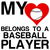 Heart belongs to a Baseball player funny sports tiny thumbnail