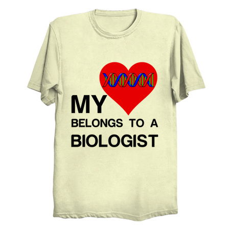 Heart belongs to a Biologist funny tiny thumbnail