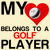 Heart belongs to a Golf player funny sports tiny thumbnail