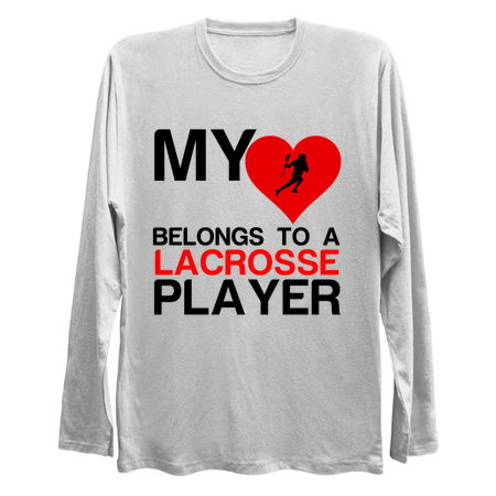 Heart belongs to a Lacrosse player funny sports tiny thumbnail