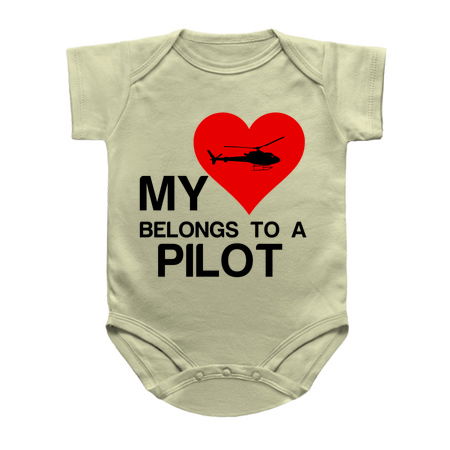 Heart belongs to a Pilot funny tiny thumbnail