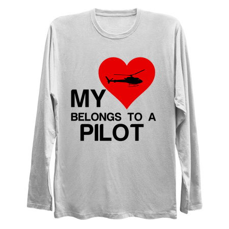 Heart belongs to a Pilot funny tiny thumbnail