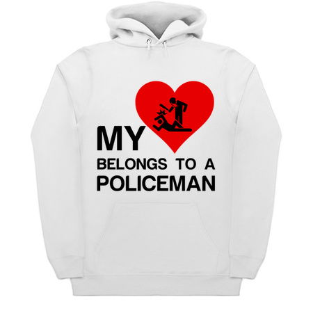 Heart belongs to a Policeman Law enforcement funny tiny thumbnail